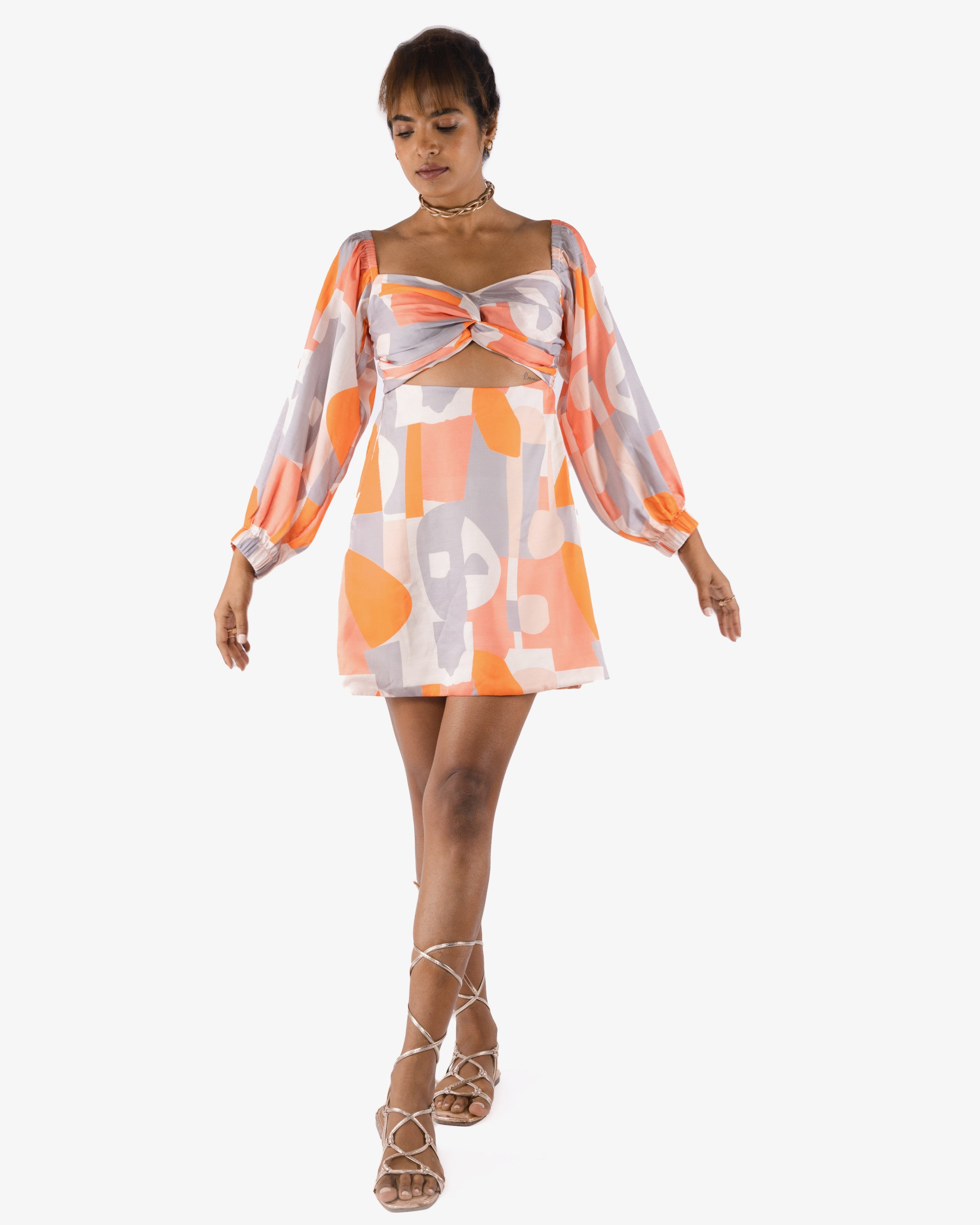 THE ABSTRACT GARDEN DRESS